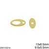 Casting Oval Toggle Clasp 13x6.5mm with Oval Bar 9.5x5.5mm