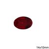 Oval Crystal 14x10mm