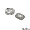 Octagon Rhinestone 13x18mm