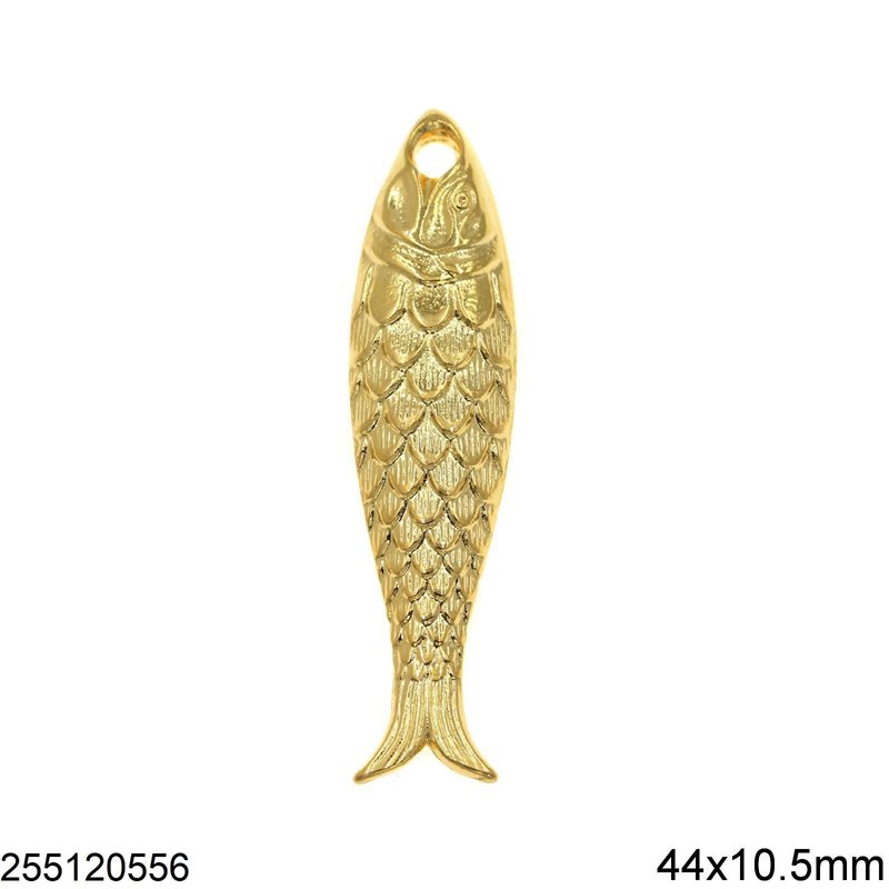 Casting Pendant Fish 44x10.5mm