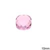 Rounded Square Two Sided Briolette Crystal 10mm