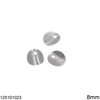Silver 925 Curved Round Finding 8mm