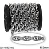 Stainless Steel Singapore Chain 6.5mm