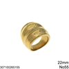 Stainless Steel Ring 22mm