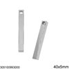Stainless Steel Pendant Square Bar 40x5mm