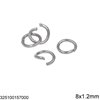 Stainless Steel Jump Ring 8x1.2mm