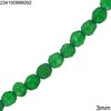 Jade Facedet Beads 3mm