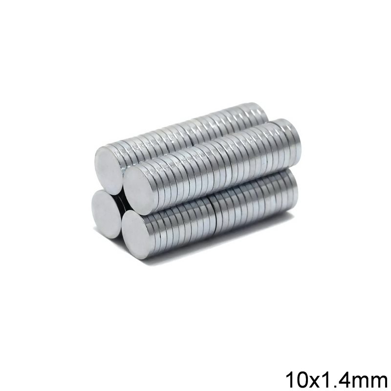 Μαγνήτης 10x1.4mm Neodymium N30