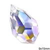 Machine Cut Crystal Drop Crystal AB 9x15mm 45151681