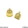 Brass Cap with 10mm Hole