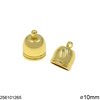 Brass Cap with 10mm Hole