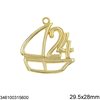 2024 New Years Lucky Charm Ship 29.5x28mm