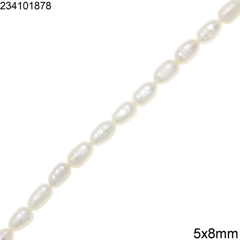 Rise Freshwater Pearl Bead 5x8mm