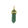 Bullet Pendant with Semi Precious Stones 30mm