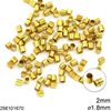 Brass Crimp Tube Beads 2mm with Hole 1.8mm