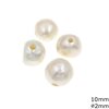 Freshwater Pearl Bead 10mm Hole 2mm