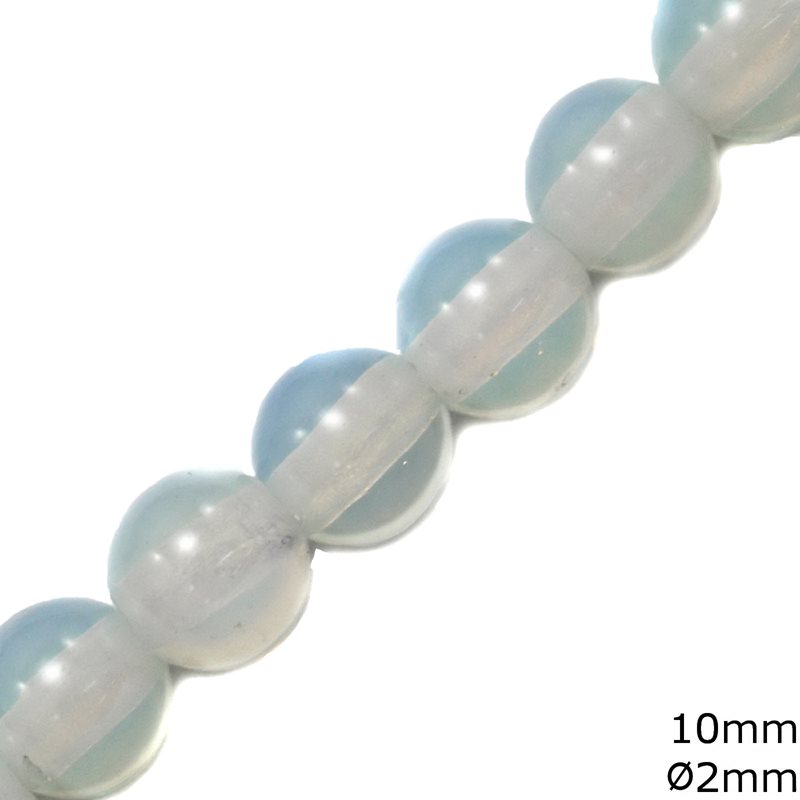 Moonstone Round Beads 10mm with 2mm hole