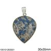 Silver 925 Pendant with Semi Precious Stone Jasper