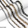 Stainless Steel Byzantine Square Chain