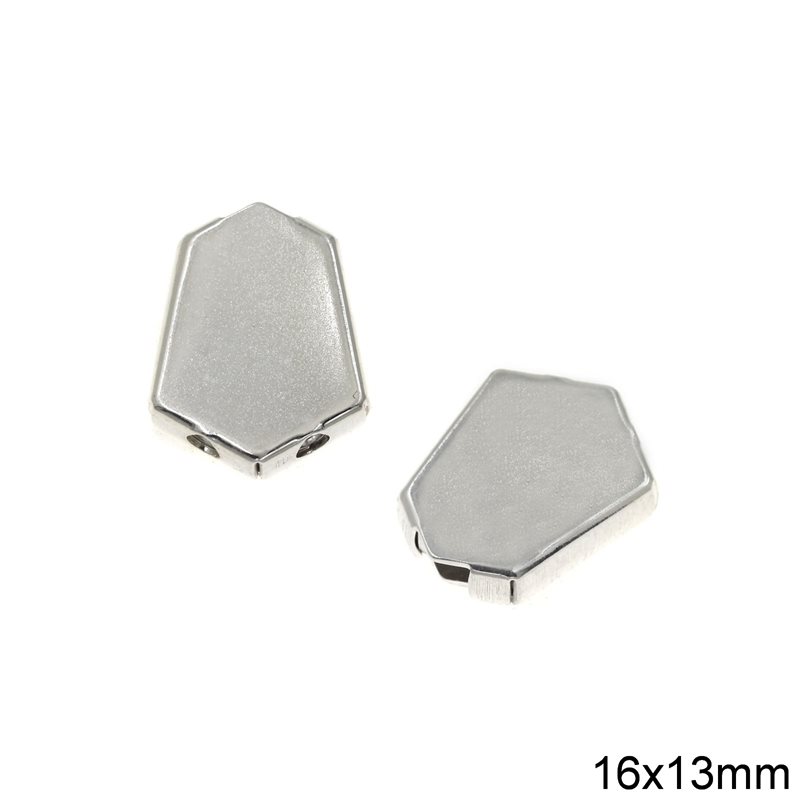 Silver 925 Shield 16x13mm