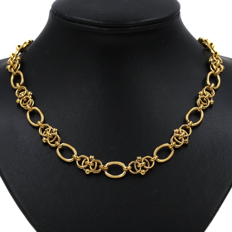 Stainless Steel Oval Link Chain 13.5x10x2mm and Double Link 11mm