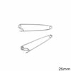 Silver 925 Safety Pin 20-30mm