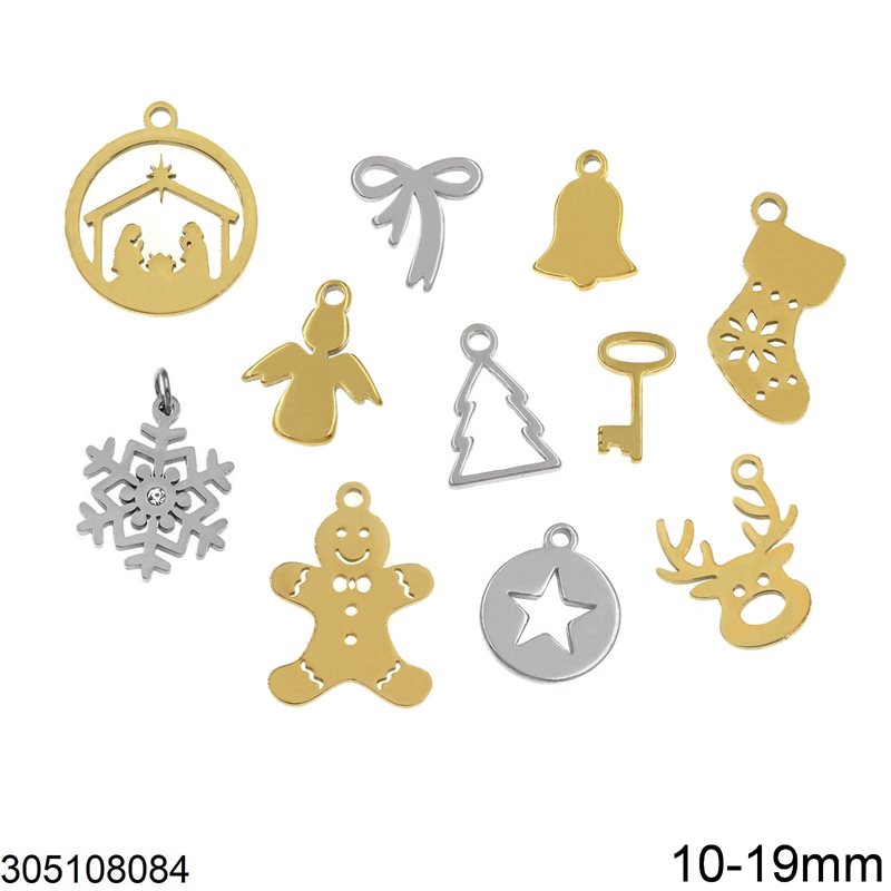 Stainless Steel Christmas Parts 10-19mm