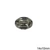 Oval Crystal 14x10mm
