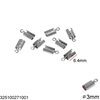 Stainless Steel Cord Ending Cup 1.2-5mm