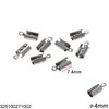 Stainless Steel Cord Ending Cup 1.2-5mm