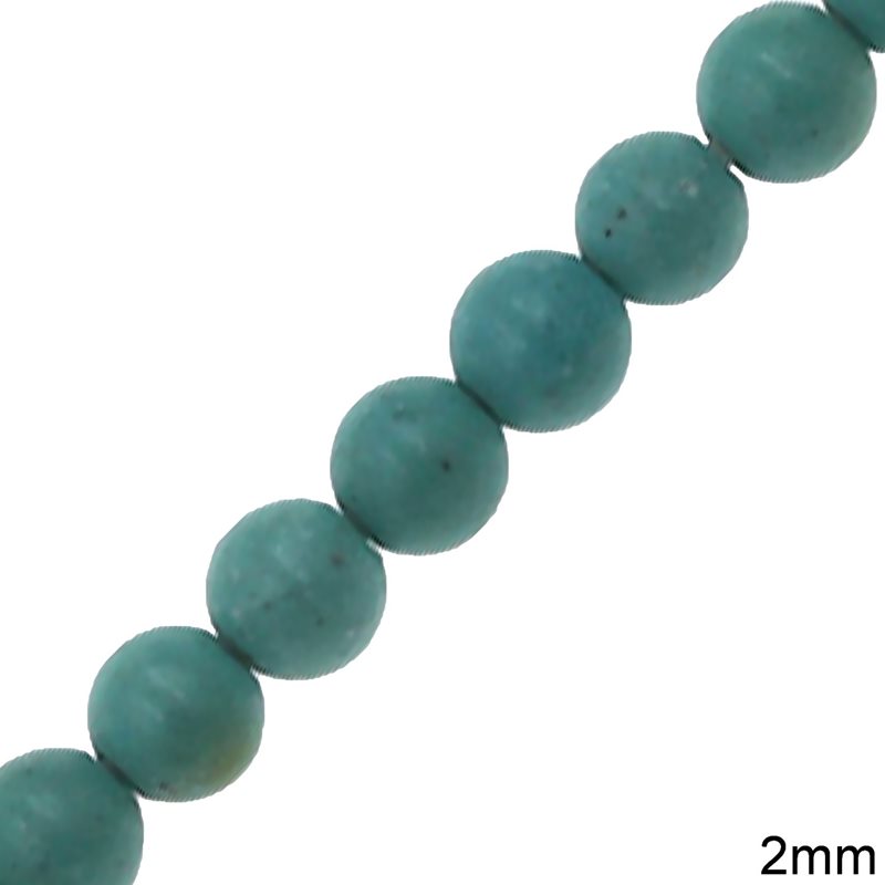 Turquoise Chinese Beads 2mm