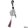 New Years Lucky Charm with Stainless Steel House 35cm