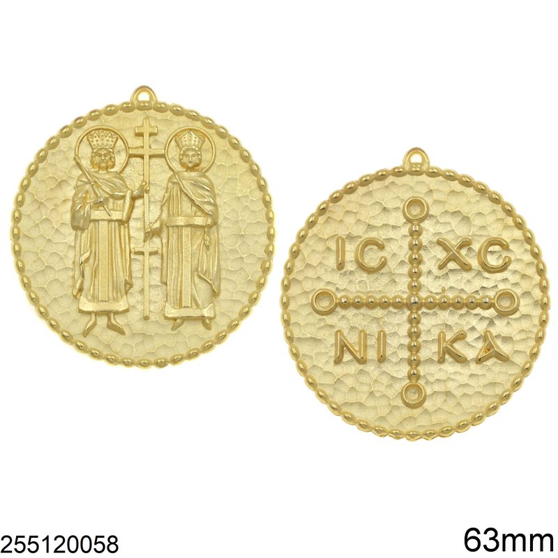Casting Pendant Constantinato Coin 63mm