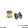 Brass Bead 11.5-12x14mm with 7.5mm Hole