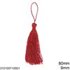 Rayon Tassel 80mm with Head Knot 9mm