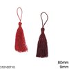 Rayon Tassel 80mm with Head Knot 9mm