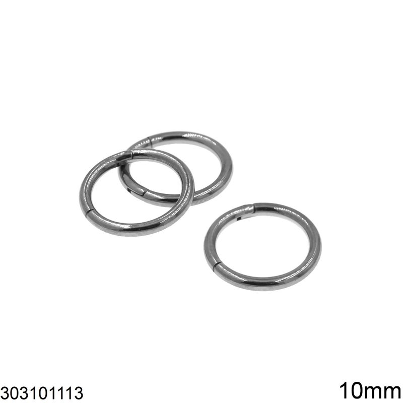Titanium Hoop Earrings 10mm