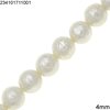 Shell Pearl Round Beads Rough Finish 4mm