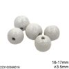 Round Crackle Ceramic Bead 12-16mm