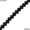 Spinel Faceted Rondelle Beads 3x4mm