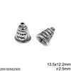 Casting Cap "Agion Oros" 13.5x12.2mm with Hole 2.5mm