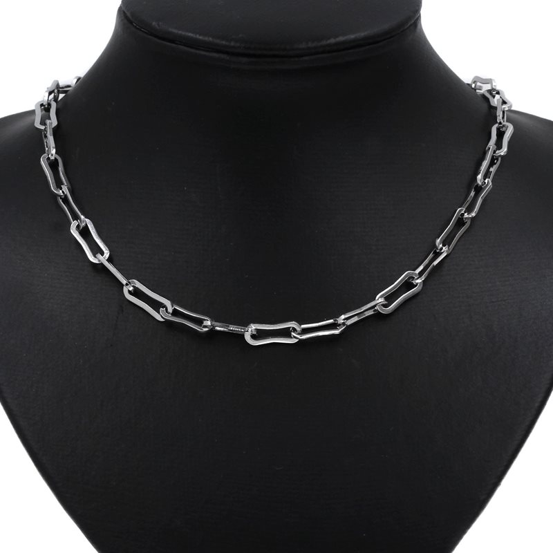 Stainless Steel Oval Link Chain Flat Wire 15x6x1.6x1.3mm