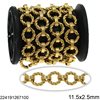 Stainless Steel Twisted Round Link Chain 11.5x2.5mm