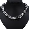 Stainless Steel Double Oval Link Chain "V Style" 12.3mm