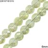 Glass Bead Faceted Disk 6mm