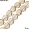 Glass Bead Faceted Disk 6mm