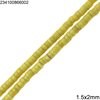 Pasta Rondelle Beads 1.5x2mm