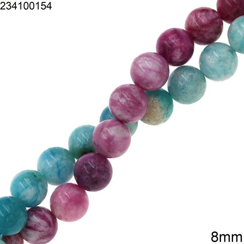 Natural Hemimorphite Round Beads 8mm
