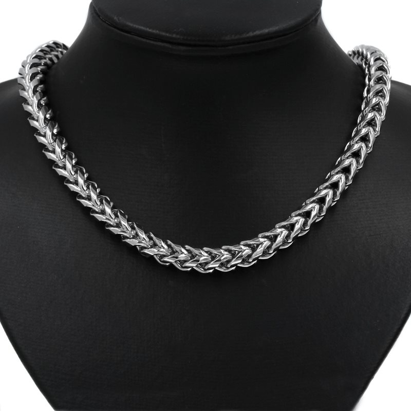 Stainless Steel Foxtail Chain 9mm