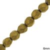 Hematite Round Faceted Beads 6mm